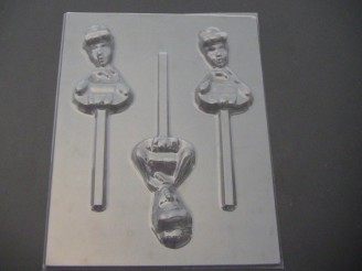448sp Princess Cindy Torso Chocolate or Hard Candy Lollipop Mold